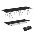 Naturehike ArmyWild Folding Camping Cot, Height Adjustable Ultralight Backpacking Cot, Portable Camping Bed for Camping Hiking Travel Home