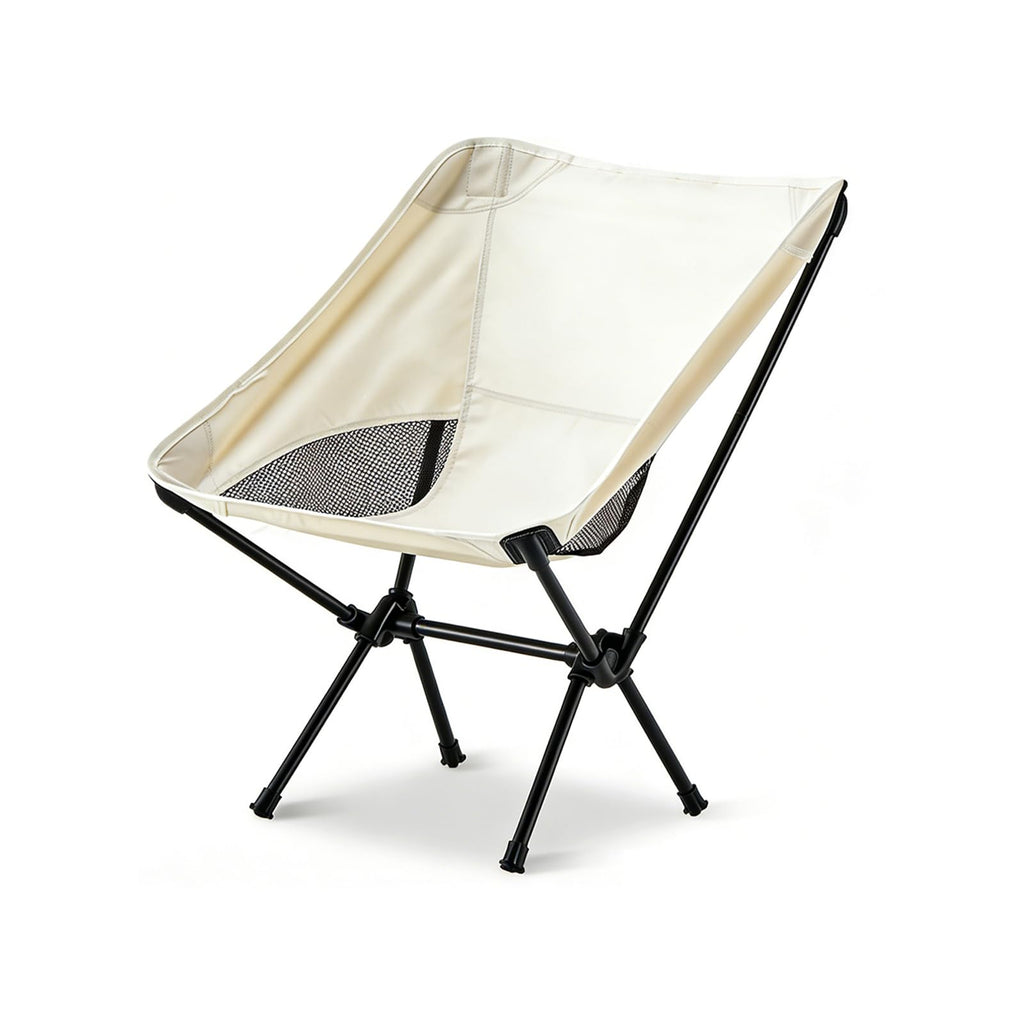 Wind Tour Portable Camping Chair Lightweight Foldable Outdoor Chair for Hiking Camp Backpacking Lawn Beach Fishing Picnic with Carry Bag (Black)