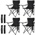 Damei century 4Pack Folding Camping Chairs-Lightweight, Installation-Free, Portable Chair for Beach, Lawn, Outdoor Sports