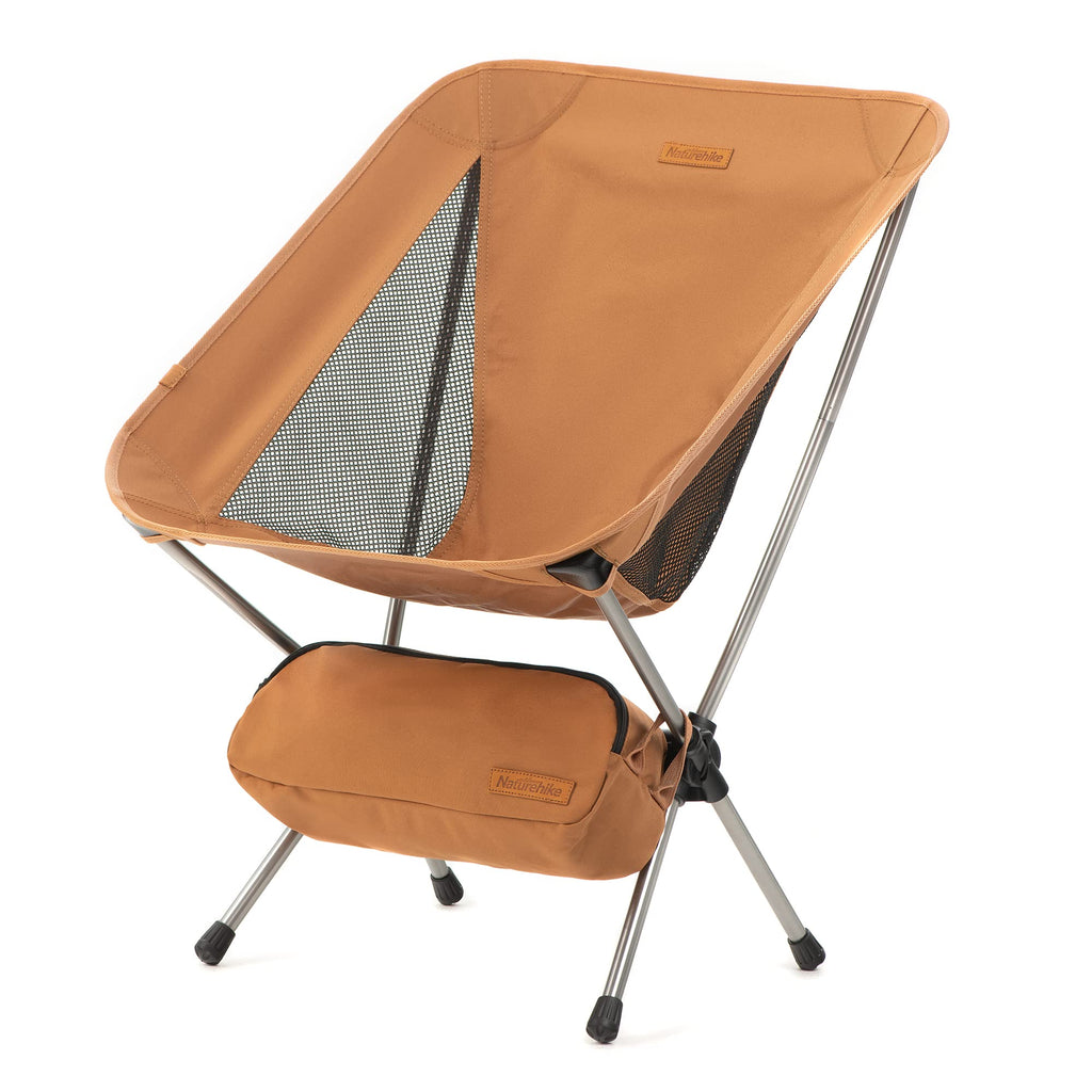 Naturehike YL08 Ultralight Camping Chair, 2.38 LBS Portable Backpacking Chair with Anti-Sinking Feet, Lightweight Compact Folding Hiking Camp Chair