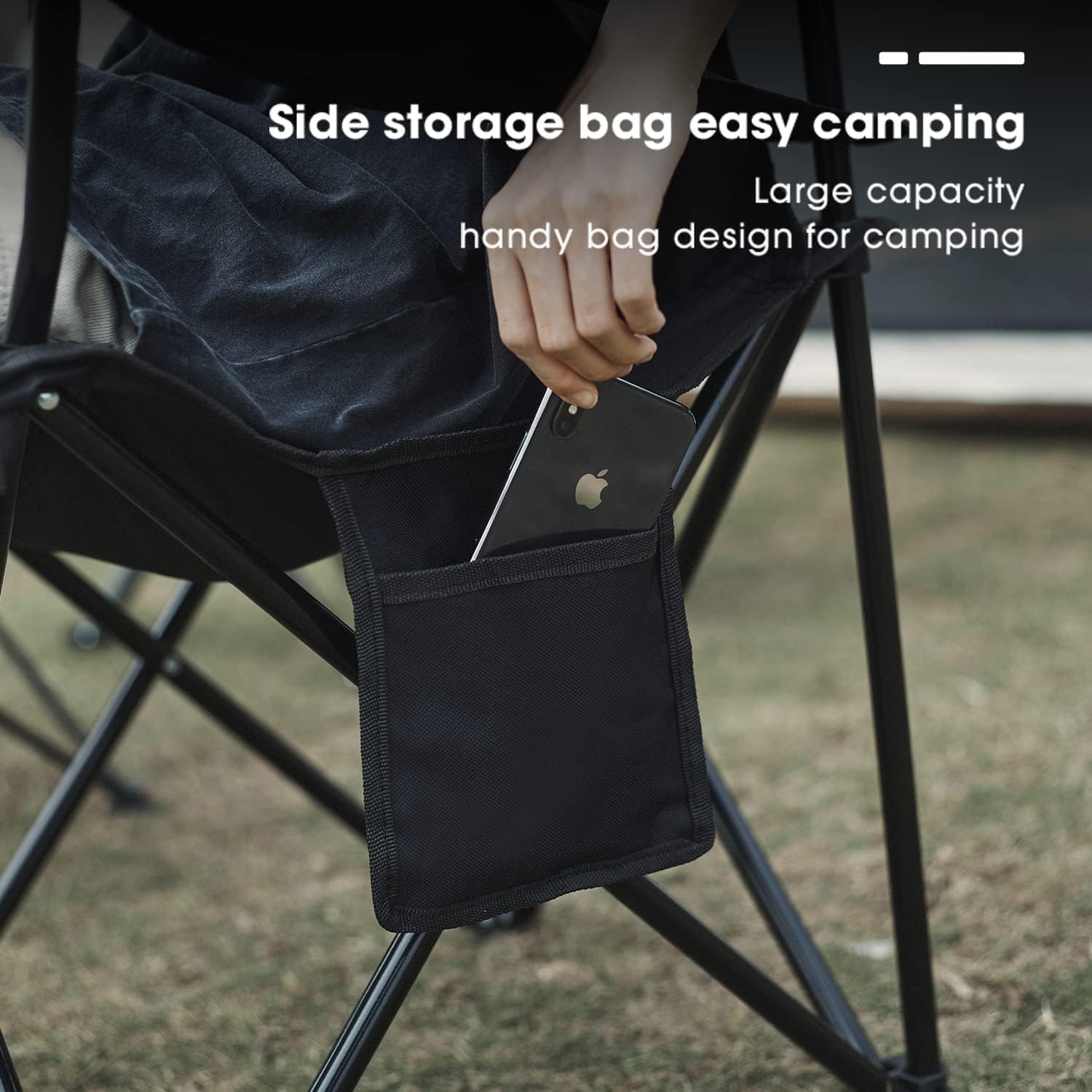 Damei century 4Pack Folding Camping Chairs-Lightweight, Installation-Free, Portable Chair for Beach, Lawn, Outdoor Sports